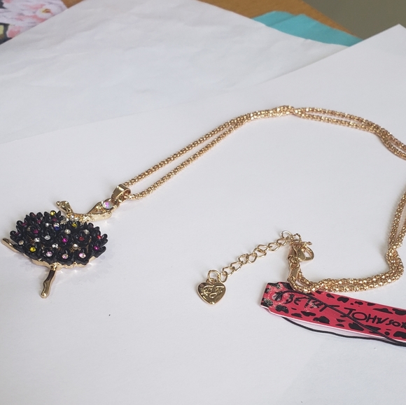 Beautiful Black Rhinestone Multi-color Ballet Girl - Picture 6 of 10